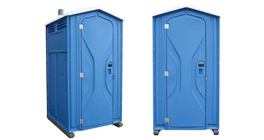 Long-term porta potty units on site in Saint Paul, Minnesota